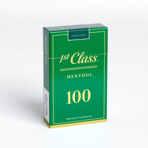 1st Class Menthol Green 100s Box of 10 packs