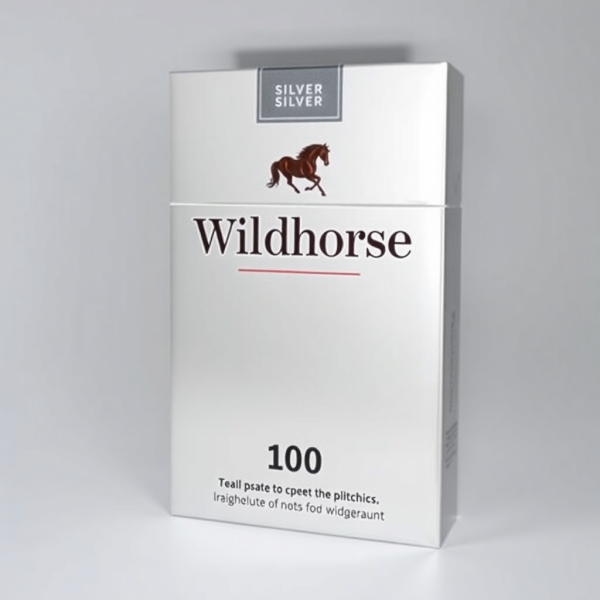 Wildhorse Silver Box 100's Box of 10 packs