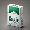 Basic Menthol 100's Silver Box of 10 packs