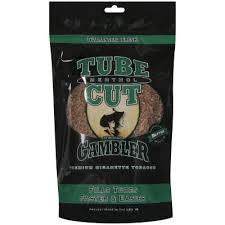 Gambler Tube Cut Menthol 3 oz. Bag