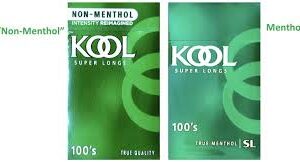 Kool Non-Menthol Super Longs 100s Box of 10 Packs