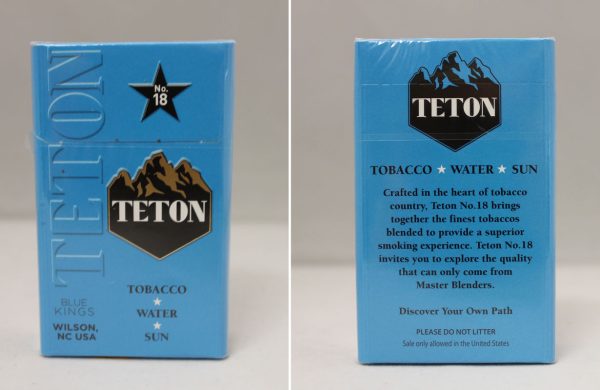 Teton No. 18 Blue Kings Box of 10 packs