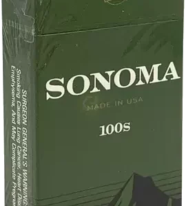 Sonoma, Menthol Green 100s Box of 10 packs