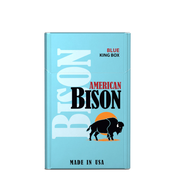 American Bison Blue King Box of 10 packs