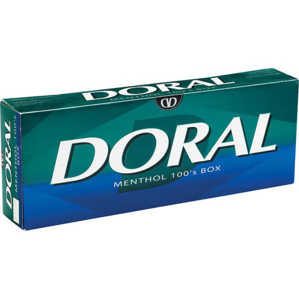 Doral Menthol 100s Box of 10 packs