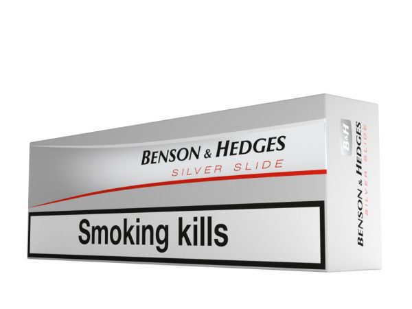 Benson & Hedges Silver Slide Box of 10 packs