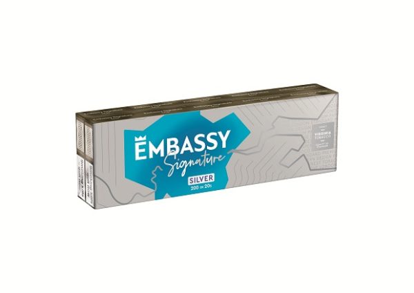 Embassy Signature Silver Box of 10 packs