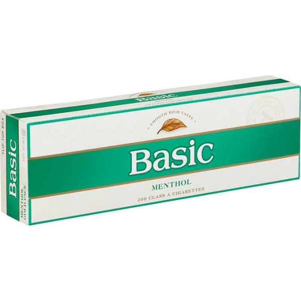 Basic Menthol, Gold Pack, Soft Box of 10 packs