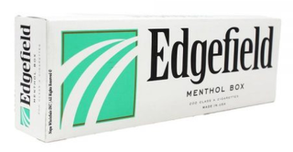 Edgefield Menthol Gold Kings Box of 10 Packs