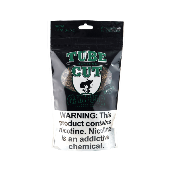 Gambler Tube Cut Menthol 1.5 oz. Bag