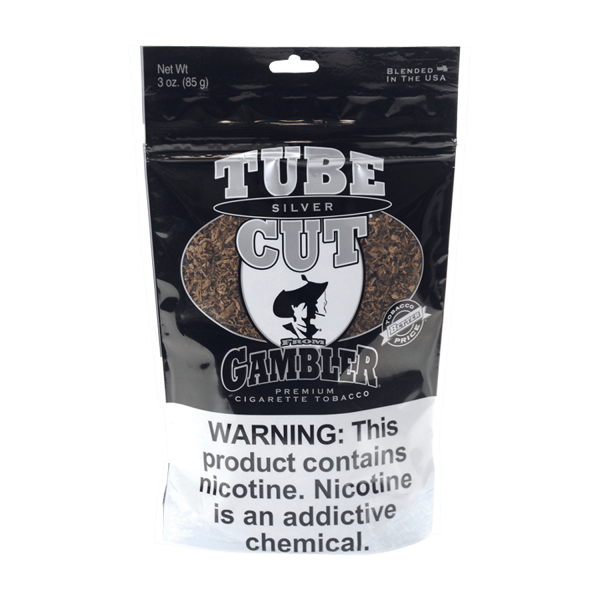 Gambler Tube Cut Silver 3 oz. Bag