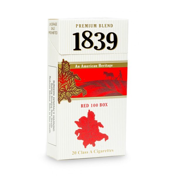 1839 Red 100 Box of 10 packs