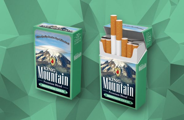 King Mountain, Menthol Gold Box of 10 packs