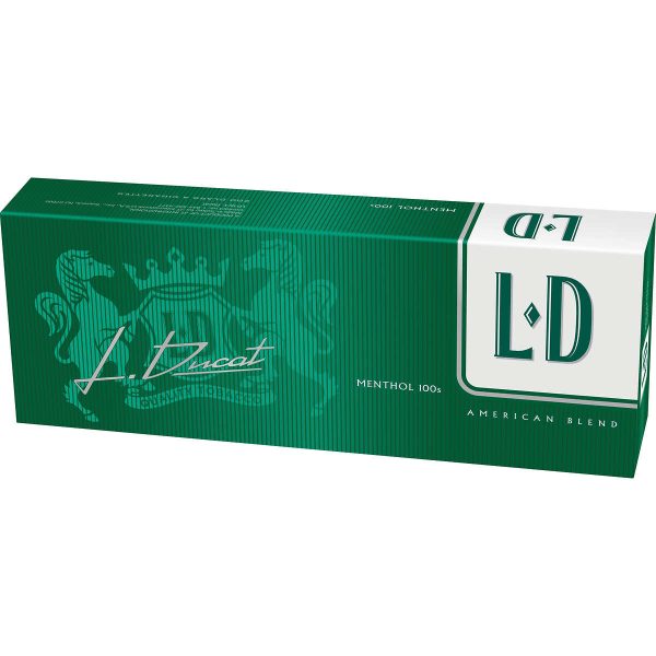 LD by L.Ducat Menthol 100s Box of 10 packs