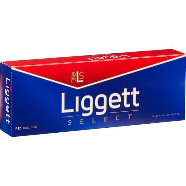 Liggett Select, Red 100's Box of 10 Packs