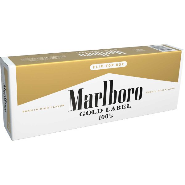 Marlboro Gold Label 100's Box of 10 Packs