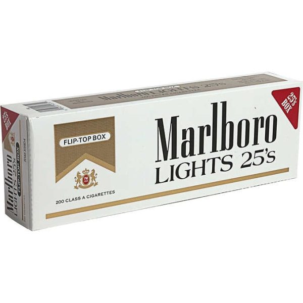 Marlboro Gold Pack 25's Box of 10 packs