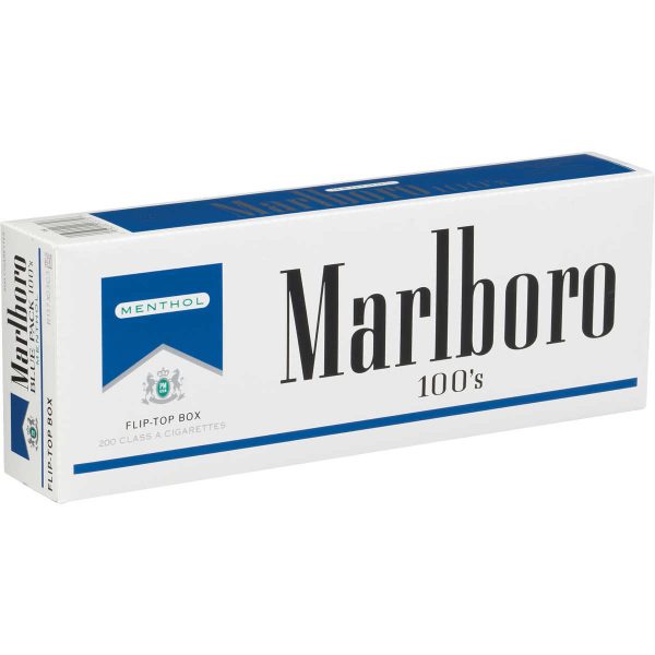 Marlboro Menthol Blue Pack 100's Box of 10 Packs