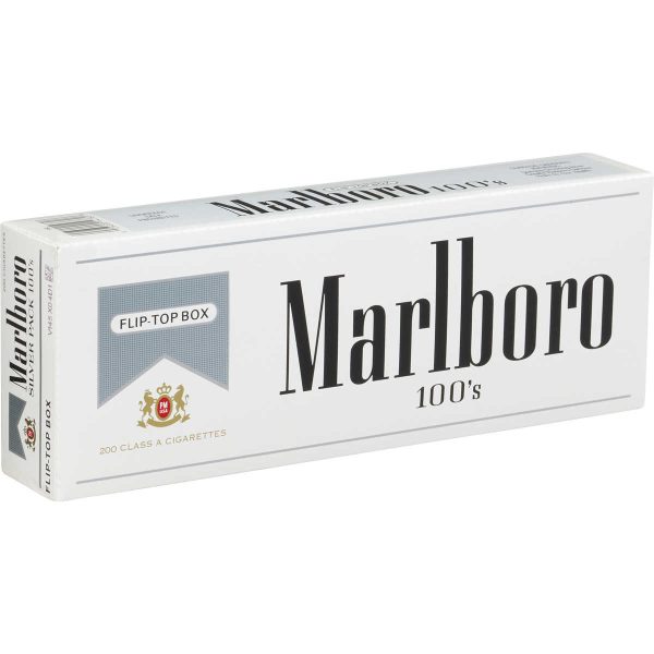 Marlboro Silver Pack 100's Box of 10 Packs