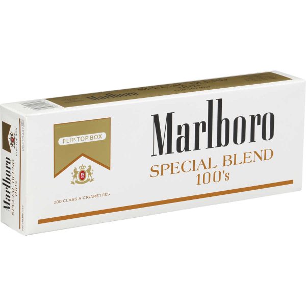 Marlboro Special Select 100's Box of 10 Packs (Gold Pack)