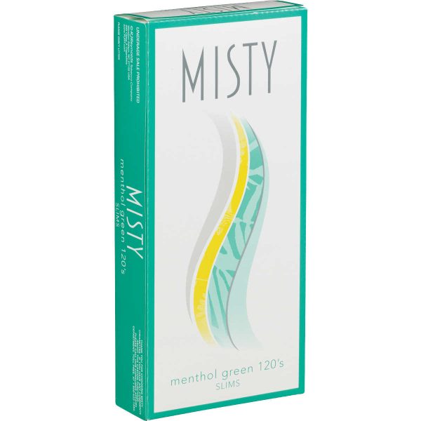 Misty Menthol Green 120's Box of 10 Packs