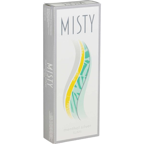 Misty Menthol Silver Slim 100 Box of 10 Packs