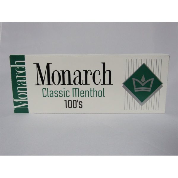 Monarch Classic Menthol 100's Soft box of 10 packs