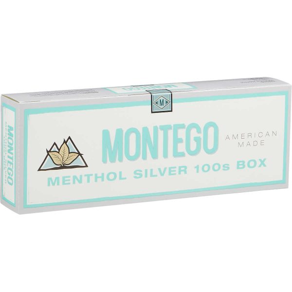 Montego, Menthol Silver 100s Box of 10 packs