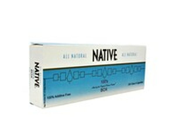 Native, 100's Box of 10 packs (Pale Blue)