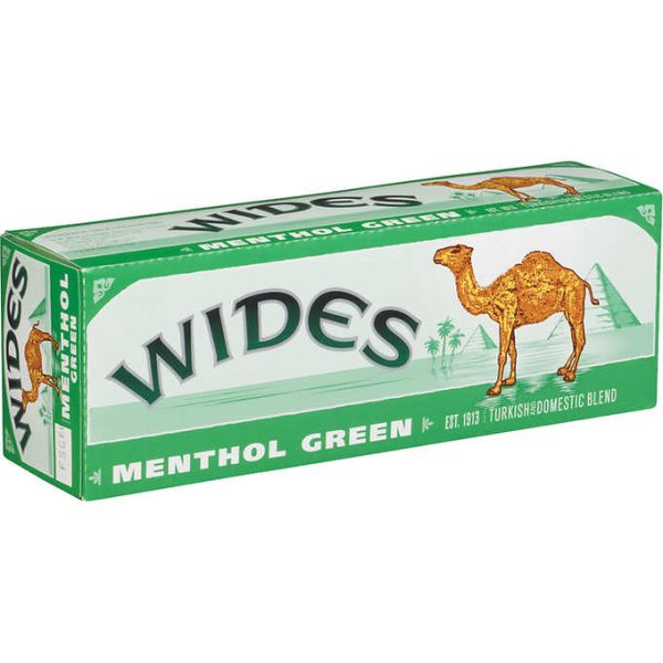 Camel Wides Menthol Green Box of 10 packs