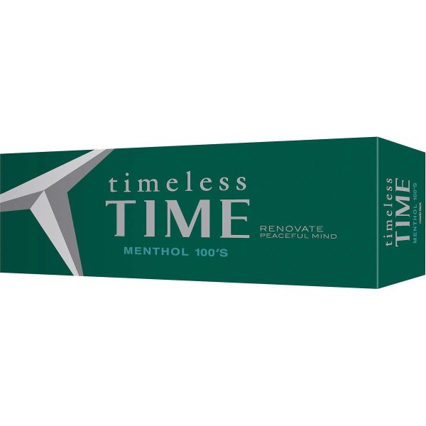 Timeless Time, Menthol 100's Box of 10 packs