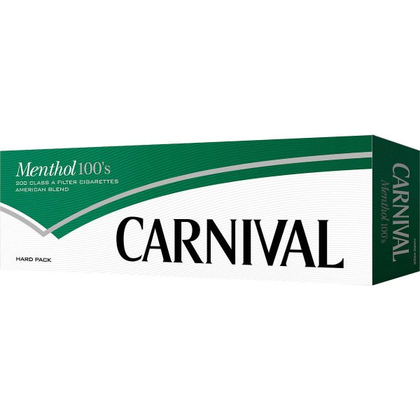 Carnival, Menthol 100's Box of 10 packs