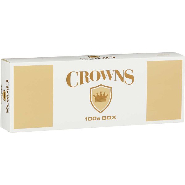 Crowns Gold 100s Box of 10 packs