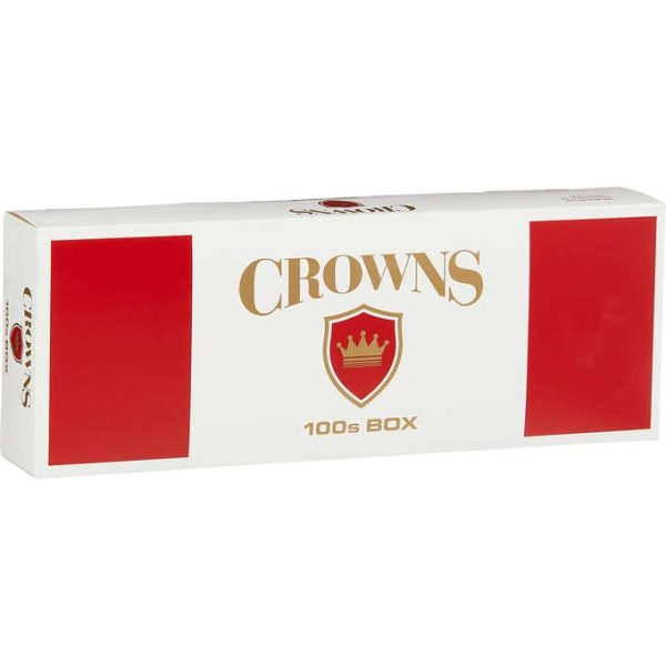 Crowns Red 100s Box of 10 packs